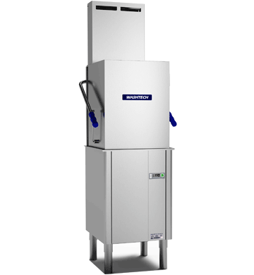 Washtech M1C - Professional Passthrough Dishwasher with Heat Condensing Unit