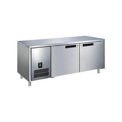 Glacian Slimline 2 Door S/S Underbench Freezer