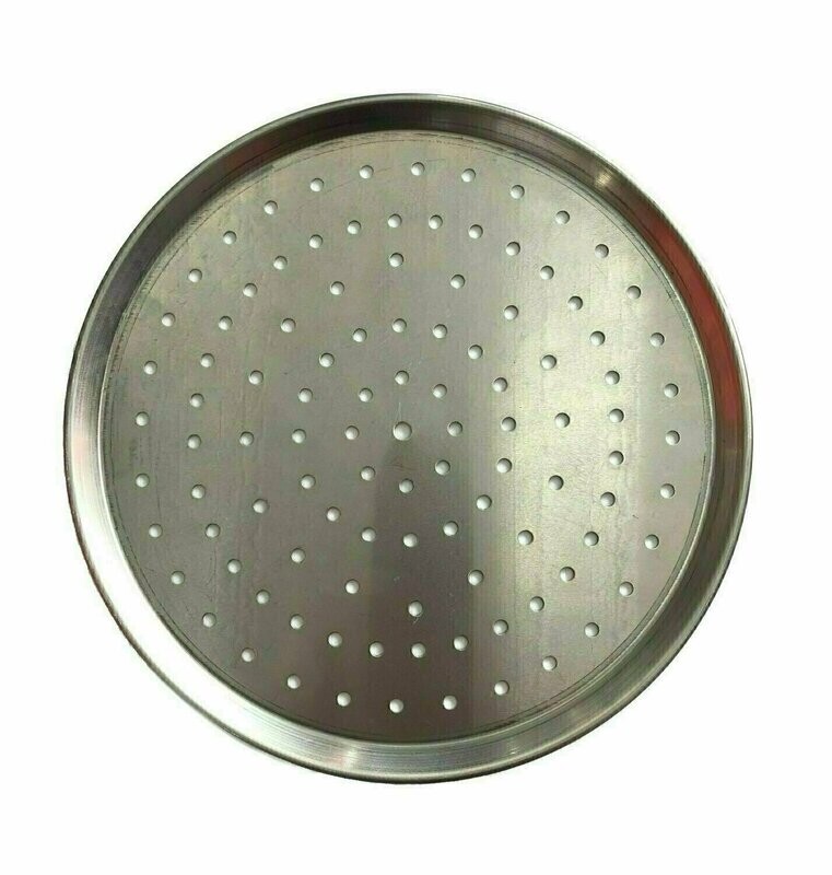 12&quot; Aluminium Pizza Tray Perforated