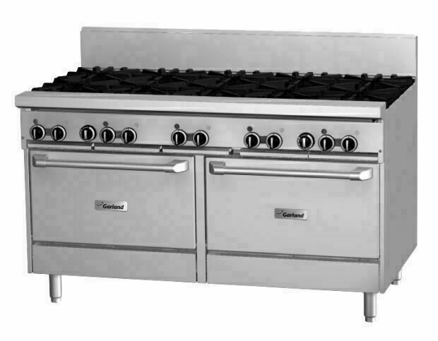 Garland Restaurant Range 1500mm 10 Burner 2 Ovens