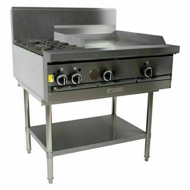 Garland Modular Top 900mm 2 Open Burner 600mm Griddle