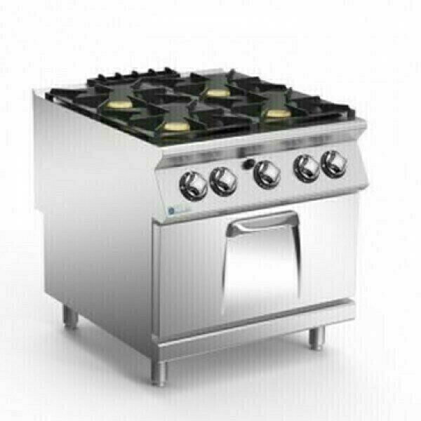 Mareno 90 Series 4 Burner Gas Cook Top w Oven 800mm Wide Mareno 90 Series 4 Burner Gas Cook Top w Oven 800mm Wide