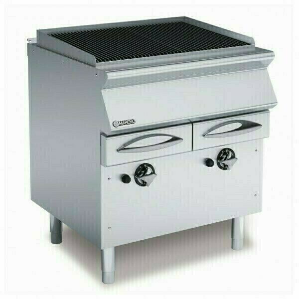 Mareno 70 Series 800mm Wide Gas Radiant Grill w Base