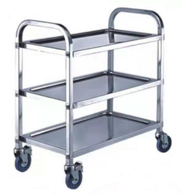 Stainless Steel Trolley 3 Tiers Medium