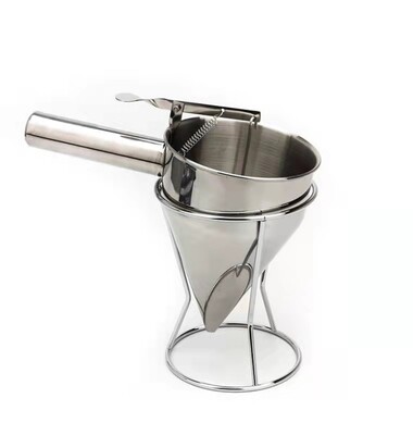 Stainless Steel Batter Dispenser With Stand