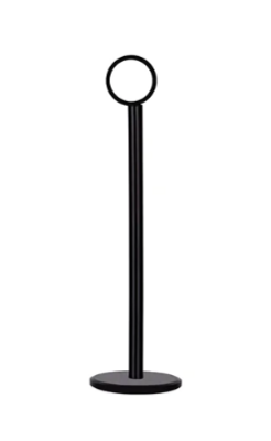 Table Number Stand Matt Black 290mm