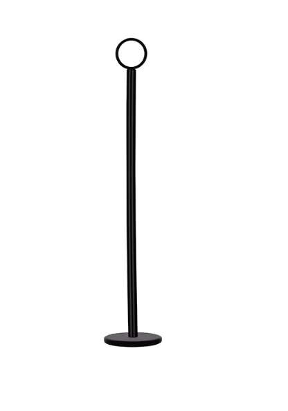 Table Number Stand Matt Black 300mm