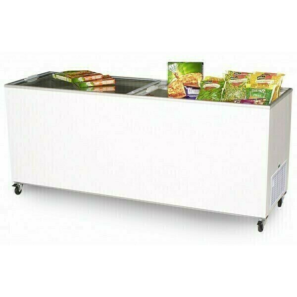Bromic Flat Glass Top 670L Display Chest Freezer Bromic Flat Glass Top 670L Display Chest Freezer