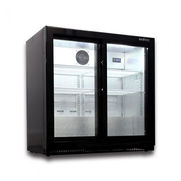Bromic Back Bar Display Chiller 190L (Sliding Door)