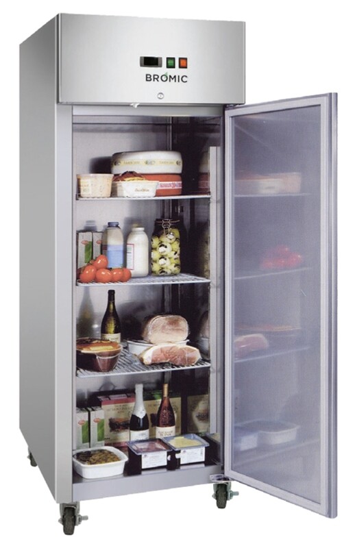 Bromic Gastronorm Stainless Steel 650Lt Upright Storage Fridge