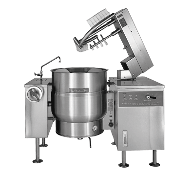 Crown ELTM100 - 379 Litre Electric Mixer Kettle - On Legs