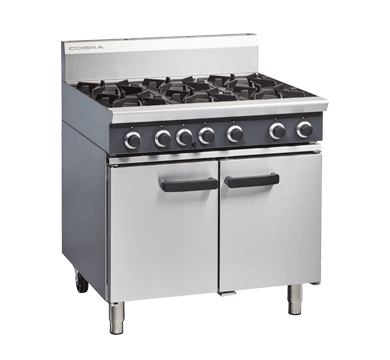 Cobra CR9D - 900mm Six Burner Gas Range Static Oven Cobra CR9D - 900mm Six Burner Gas Range Static Oven