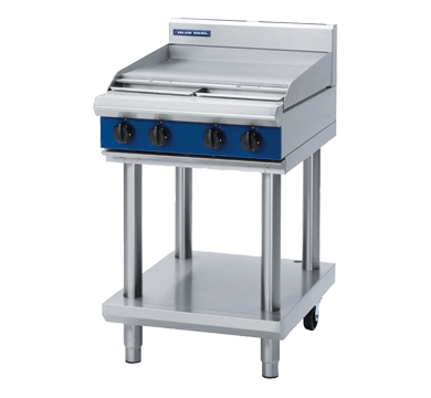Blue Seal Evolution Series G514C-LS - 600mm Gas Cooktop - Leg Stand
