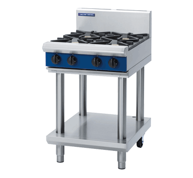 Blue Seal Evolution Series G514D-LS - 600mm Gas Cooktop - Leg Stand