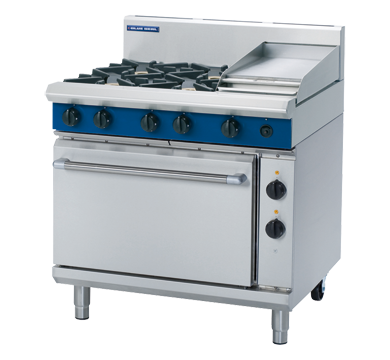 Blue Seal Evolution Series GE506C - 900mm Gas Range Electric Static Oven