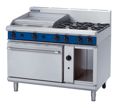 Blue Seal Evolution Series G508B - 1200mm Gas Range Static Oven Blue Seal Evolution Series G508B - 1200mm Gas Range Static Oven