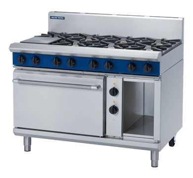 Blue Seal Evolution Series GE508D - 1200mm Gas Range Electric Static Oven Blue Seal Evolution Series GE508D - 1200mm Gas Range Electric Static Oven