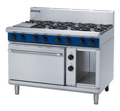 Blue Seal Evolution Series GE508D - 1200mm Gas Range Electric Static Oven