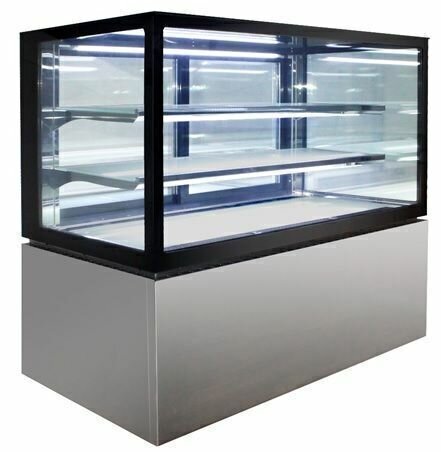 Anvil Aire Square Glass 3 Tier Hot Display 285L
