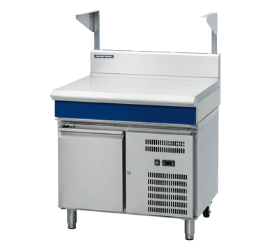 Blue Seal Evolution Series B90S-RB - 900mm Bench Top With Salamander Support Refrigerated Base