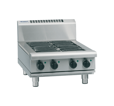 Waldorf 800 Series RNL8403E-B - 600mm Electric Cooktop Low Back Version Bench Model