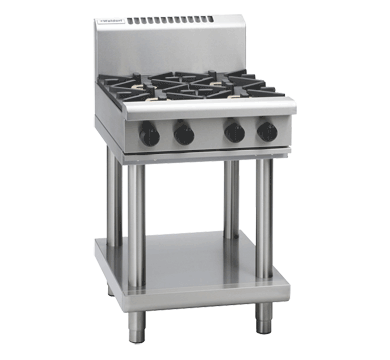 Waldorf 800 Series RNL8406G-LS - 600mm Gas Cooktop Low Back Version Leg Stand
