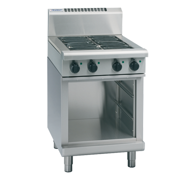 Waldorf 800 Series RNL8403E-CB - 600mm Electric Cooktop Low Back Version Cabinet Base