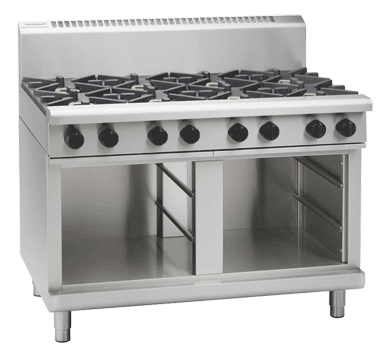 Waldorf 800 Series RNL8809G-CB - 1200mm Gas Cooktop Low Back Version Cabinet Base