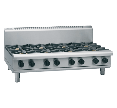Waldorf 800 Series RNL8809G-B - 1200mm Gas Cooktop Low Back Version Bench Model