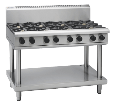 Waldorf 800 Series RNL8809G-LS - 1200mm Gas Cooktop Low Back Version Leg Stand