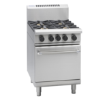 Waldorf 800 Series RNL8410G - 600mm Gas Range Static Oven Low Back Version