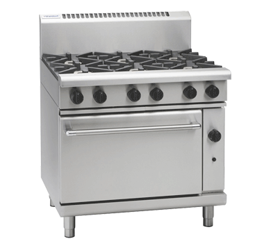 Waldorf 800 Series RNL8610G - 900mm Gas Range Static Oven Low Back Version