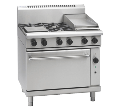 Waldorf 800 Series RNL8613GC - 900mm Gas Range Convection Oven Low Back Version