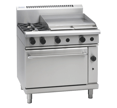 Waldorf 800 Series RNL8616G - 900mm Gas Range Static Oven Low Back Version