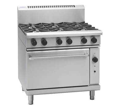 Waldorf 800 Series RNL8619GC - 900mm Gas Range Convection Oven Low Back Version