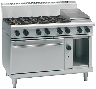 Waldorf 800 Series RN8813G - 1200mm Gas Range Static Oven
