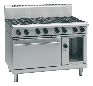 Waldorf 800 Series RNL8810GEC - 1200mm Gas Range Electric Convection Oven Low Back Version