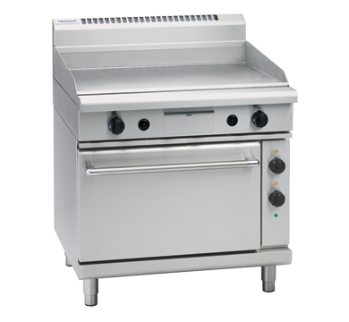 Waldorf 800 Series GPL8910E - 900mm Electric Griddle Static Oven Range Low Back Version