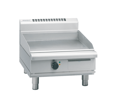 Waldorf 800 Series GPL8600E-B - 600mm Electric Griddle Low Back Version Bench Model