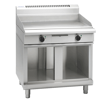 Waldorf 800 Series GPL8900E-CB - 900mm Electric Griddle Low Back Version - Cabinet Base