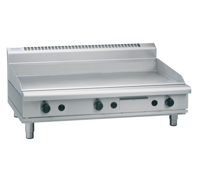 Waldorf 800 Series GPL8120G-B - 1200mm Gas Griddle Low Back Version Bench Model