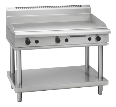 Waldorf 800 Series GPL8120G-LS - 1200mm Gas Griddle Low Back Version Leg Stand