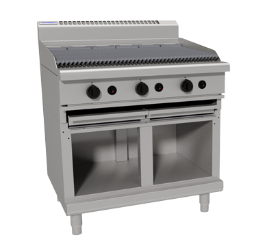 Waldorf Bold CHL8900G-CB - 900mm Gas Chargrill Low Back Version - Cabinet Base