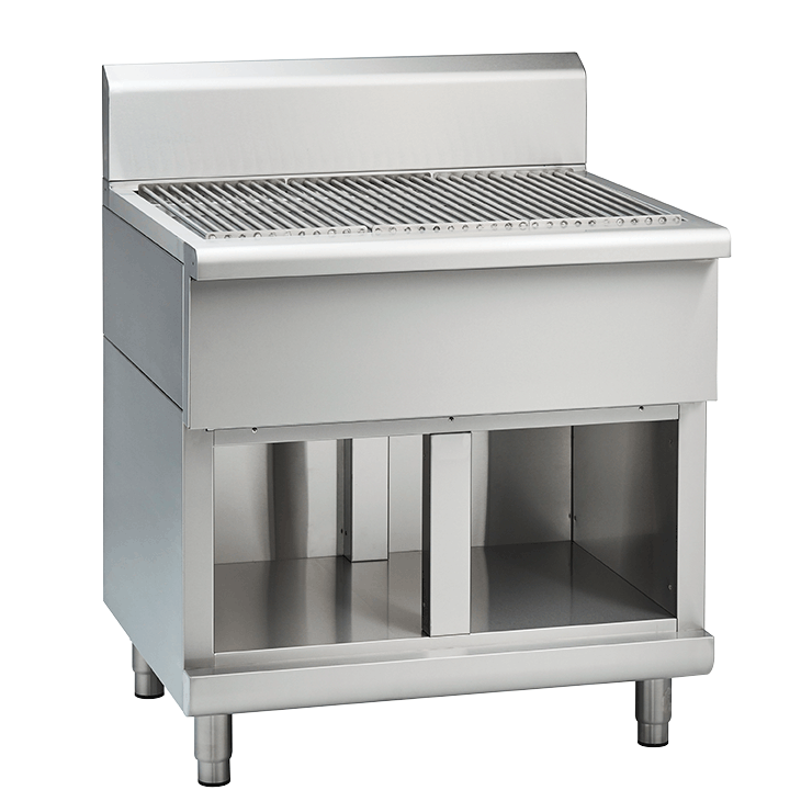 Waldorf 800 Series SF8900-CB - 900mm Solid Fuel Grill - 215mm Splashback Version - Cabinet Base Waldorf 800 Series SF8900-CB - 900mm Solid Fuel Grill - 215mm Splashback Version - Cabinet Base