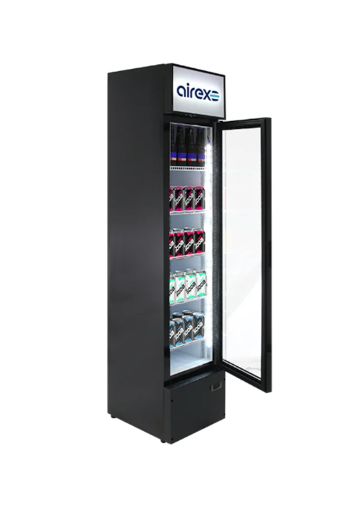Airex Single Door Upright Slimline Refrigerated Merchandiser AXR.MEUR.SL