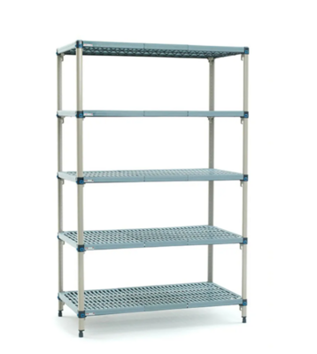 Metro Max Q 5 Tier Shelving (21&quot; x 54&quot; - 5 Mat Style Shelves)