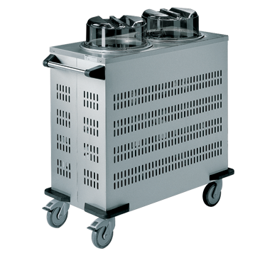 Rieber RRV-L2-190-320 - 44kgs Mobile Tubular Dispenser (Round) - No Heating with vents