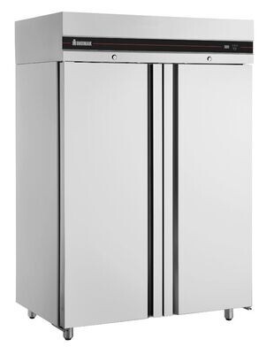 Inomak UFI1140SL Slimline Solid Upright Double Chiller 1227L