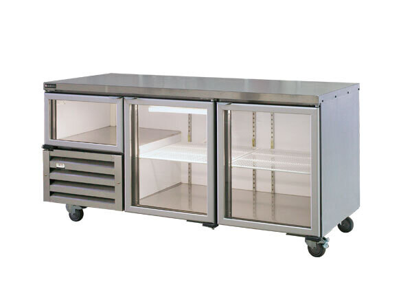 Anvil UBG1800(H) Under Bar (2 1/2 Glass Doors) 1800mm 610L