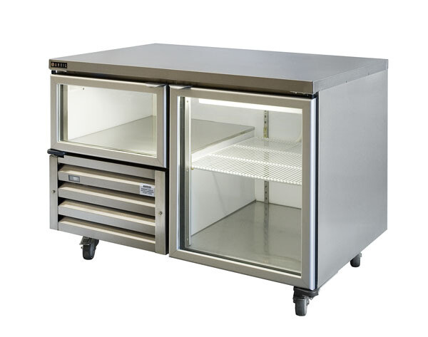 Anvil UBG1200(H) Under Bar (1 1/2 Glass Doors) 1200mm 360L
